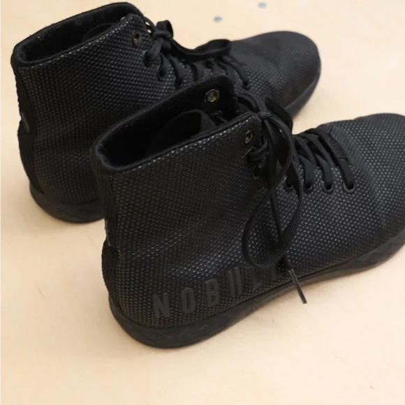 NOBULL Outwork High Top Sneakers Black (7M/8.5W) - Picture 4 of 7